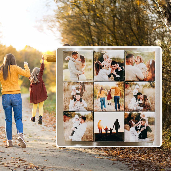 custom photo magnets personalized refrigerator 2" x 2" square fridge magnet